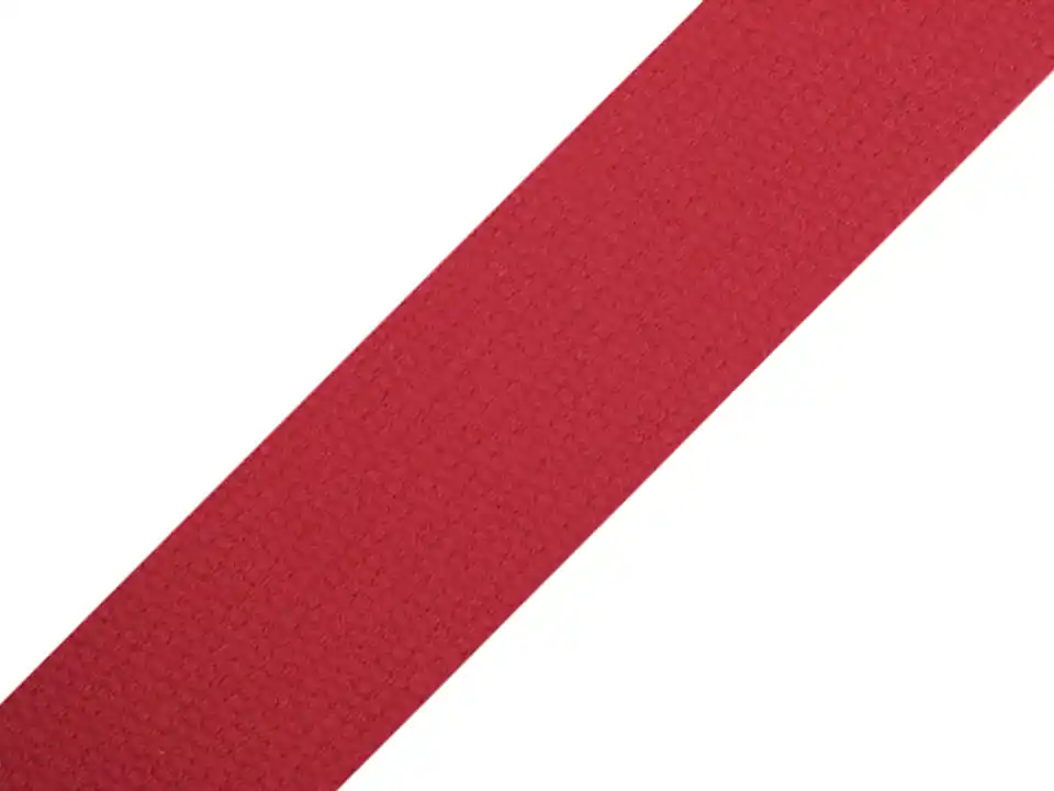3cm breites Gurtband aus Baumwolle rot – Taschengurt Gürtelband Rucksack Einfassband Preis Gesenkt