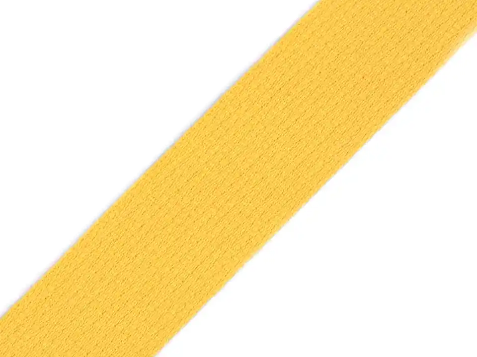 3cm breites Gurtband aus Baumwolle gelb – Taschengurt Gürtelband Rucksack Einfassband Schneller Versand