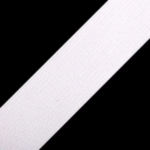 Kostenfreie Lieferung 3cm breites Gurtband aus Baumwolle weiß - Taschengurt Gürtelband Rucksack Einfassband