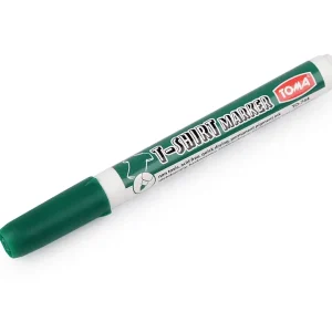 Super-Preis Textilstift Stoffmalfstift grün 1mm breit für helle Stoffe - Stoffmalfarbe Stift