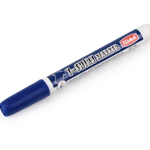 Textilstift Stoffmalfstift blau 1mm breit für helle Stoffe - Stoffmalfarbe Stift Knallerangebot