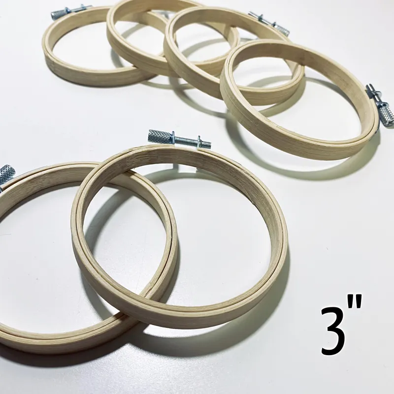 Stickrahmen aus Holz Ø 3″ – Stickring mit Stellschraube 80mm Online Kaufen