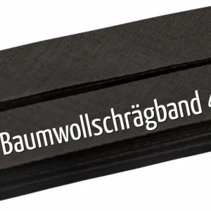 Neue Ware 5m Schrägband aus Baumwolle dunkelbraun - Baumwollschrägband 40/20/10