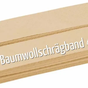 Online Kaufen 5m Schrägband aus Baumwolle sand - Baumwollschrägband 40/20/10
