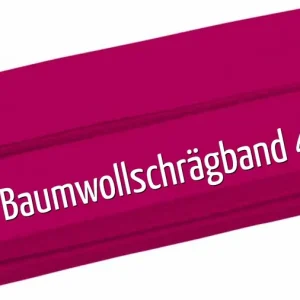 5m Schrägband aus Baumwolle pink - Baumwollschrägband 40/20/10 Sale