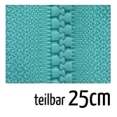 Reißverschluss Profil 5mm türkis aqua teilbar 25cm lang für Jacken und Westen Jetzt Bestellen