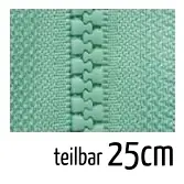 Reißverschluss Profil 5mm mint grün teilbar 25cm lang für Jacken und Westen Jetzt Kaufen