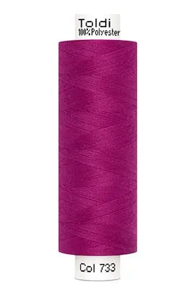 Heute Kaufen großes Rolle Nähgarn fuchsia beere Fb. 733 – 500m Gütermann Allesnäher – Toldi Nähseide
