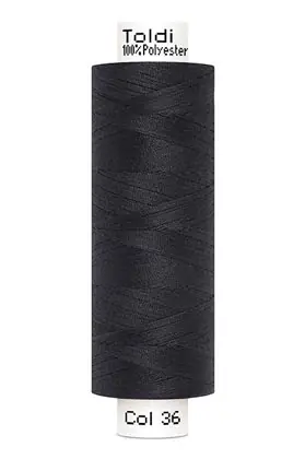 großes Rolle Nähgarn dunkelgrau Fb. 36 – 500m Gütermann Allesnäher – Toldi Nähseide Preiswert