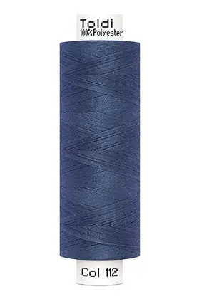 großes Rolle Nähgarn blaugrau Fb.112 – 500m Gütermann Allesnäher – Toldi Nähseide Sale