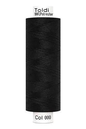 großes Rolle Nähgarn schwarz Fb. 000 – 500m Gütermann Allesnäher – Toldi Nähseide Sonderaktion