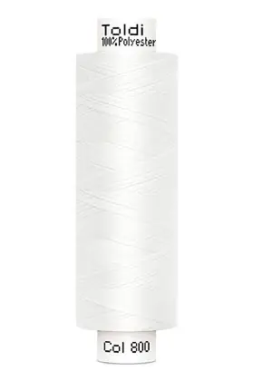 großes Rolle Nähgarn weiß Fb. 800 – 500m Gütermann Allesnäher – Toldi Nähseide Finale Aktion