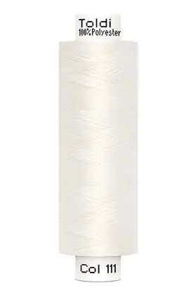Schnäppchen großes Rolle Nähgarn creme weiß Fb. 111 – 500m Gütermann Allesnäher – Toldi Nähseide