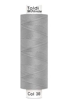 großes Rolle Nähgarn hellgrau Fb. 38 – 500m Gütermann Allesnäher – Toldi Nähseide Gratis Versand