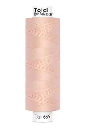 großes Rolle Nähgarn lachs rosa Fb. 659 – 500m Gütermann Allesnäher – Toldi Nähseide Must-Have