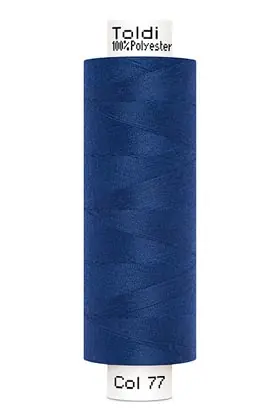 großes Rolle Nähgarn royalblau Fb. 77 – 500m Gütermann Allesnäher – Toldi Nähseide Preisknaller