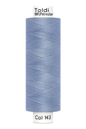 großes Rolle Nähgarn hellblau Fb. 243 – 500m Gütermann Allesnäher – Toldi Nähseide Neue Kollektion