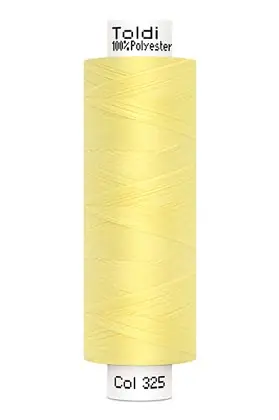 großes Rolle Nähgarn helles gelb Fb. 325 – 500m Gütermann Allesnäher – Toldi Nähseide Sonderangebot