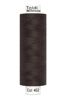 großes Rolle Nähgarn dunkelbraun Fb. 452 – 500m Gütermann Allesnäher – Toldi Nähseide Solange Der Vorrat Reicht