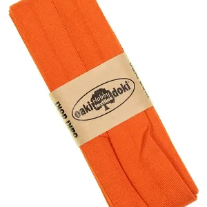 3m Elastisches Schrägband aus Jersey orange - Jerseyschrägband 40/20/10 Jetzt Bestellen