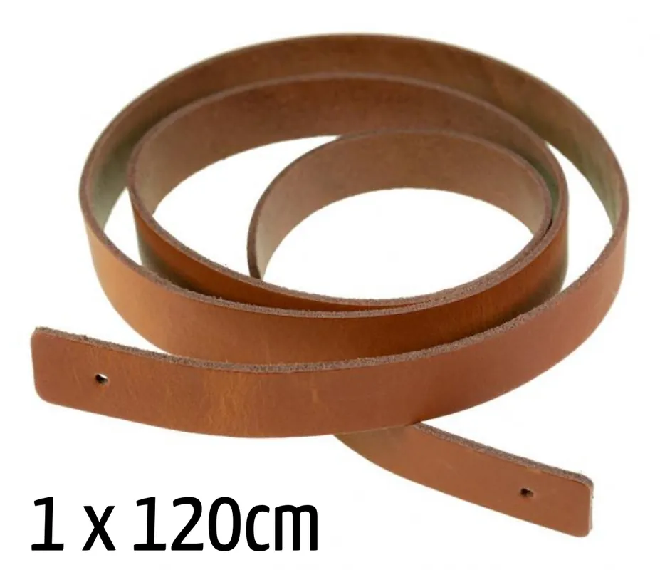 langer Taschengriff Taschengurt aus Echtleder in camel braun – 1 langer Taschenhenkel 120cm zum Niet Limited Edition