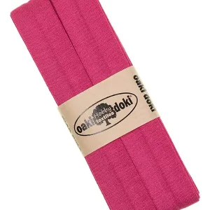 3m Elastisches Schrägband aus Jersey pink - Jerseyschrägband 40/20/10 Versand Am Gleichen Tag