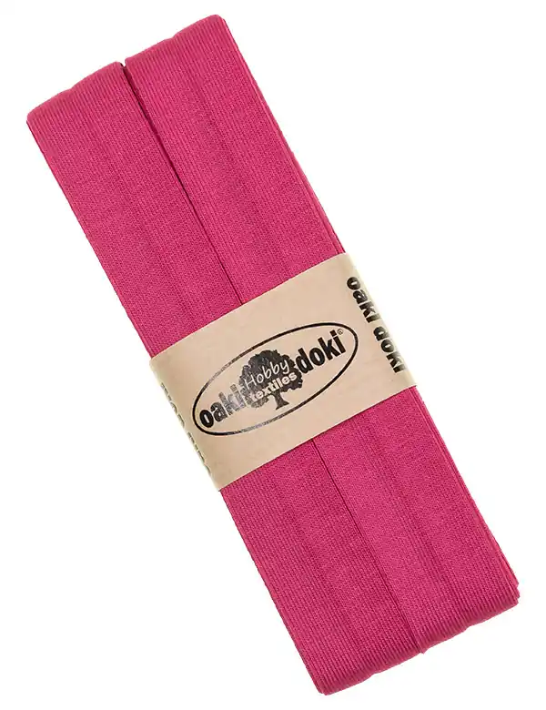 3m Elastisches Schrägband aus Jersey pink – Jerseyschrägband 40/20/10 Versand Am Gleichen Tag