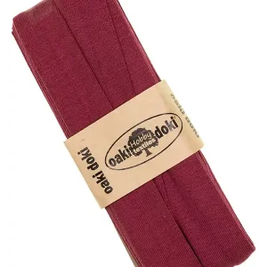 Knallerangebot 3m Elastisches Schrägband aus Jersey himbeere - Jerseyschrägband 40/20/10