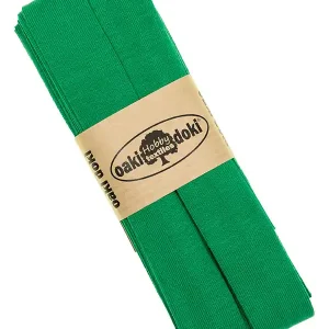 Mega-Angebot 3m Elastisches Schrägband aus Jersey grün - Jerseyschrägband 40/20/10