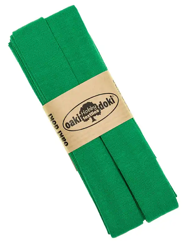 Mega-Angebot 3m Elastisches Schrägband aus Jersey grün – Jerseyschrägband 40/20/10