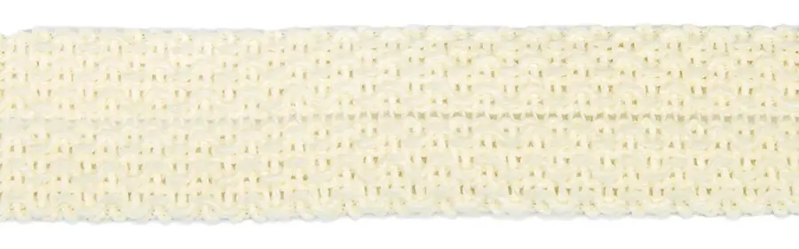 Großhandel Breite Wolltresse zum Einfassen in creme wollweiß – Tresse Einfassband