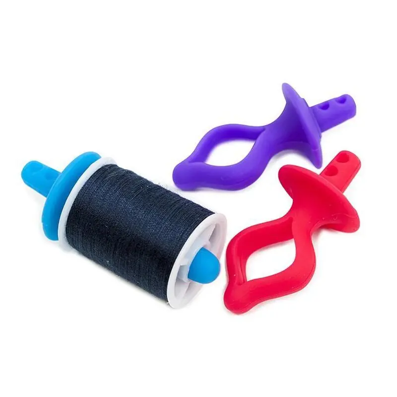 3 Spulenhalter im Set für Ordnung im Garn Regal – für alle Unterfadenspulen & Garne geeignet Knallerangebot