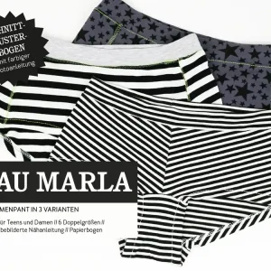 Schnittmuster FRAU MARLA • Damen Pants in 3 Varianten von Studio Schnittreif • Gr. XS-XXL Aktuell