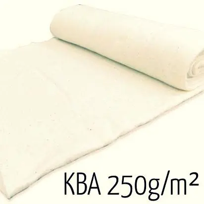 Kracherpreis mitteldickes Volumenvlies aus 100% Bio Baumwolle (kbA) – 250g/m² Baumwollvlies