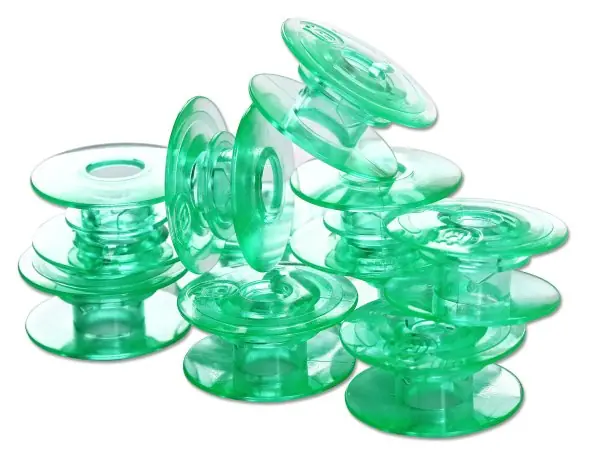 10 Unterfaden Spulen für Husqvarna Nähmaschinen 21,3 x 10,5mm Schneller Versand