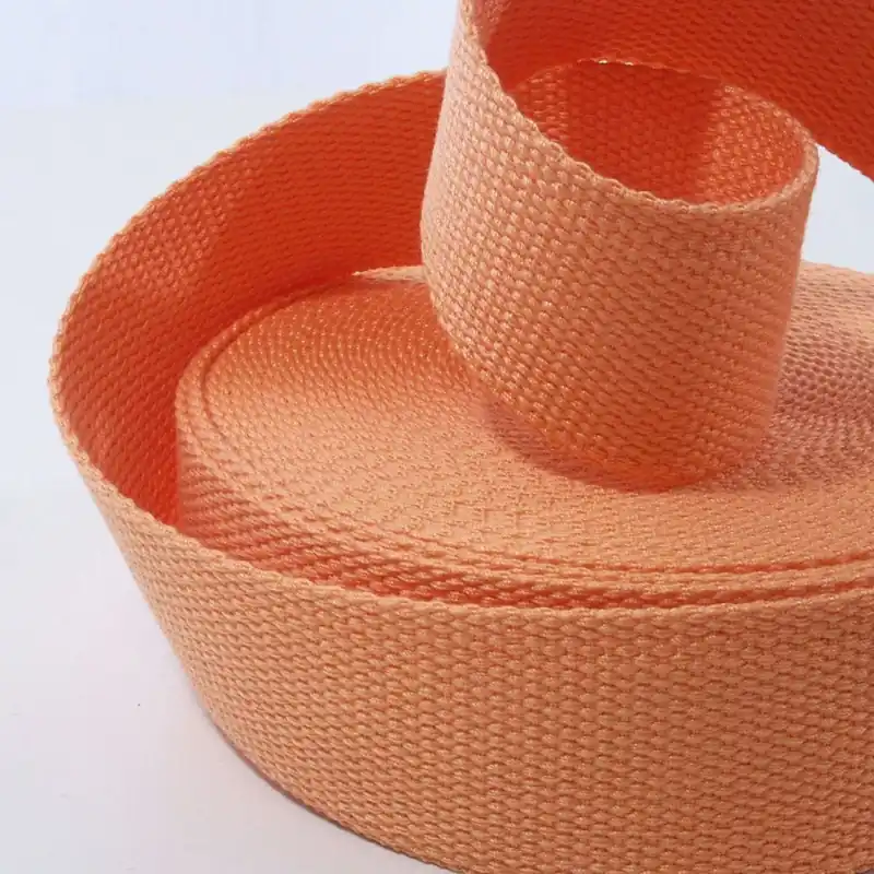 Kracherpreis 4cm SOFT Gurtband apricot lachs – Taschengurt Gürtelband Rucksack Einfassband