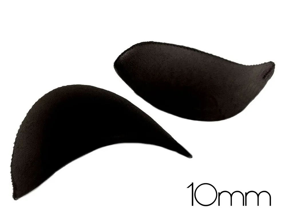 Must-Have 1 Paar Schulterpolster 10mm schwarz – für Kleider Blusen Jacken und Mäntel