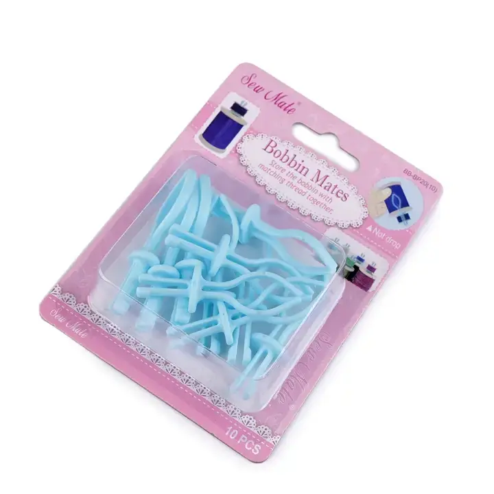 Preisreduziert 10 Spulenhalter für Ordnung im Garn Regal – für Unterfadenspulen Bobbin Mates