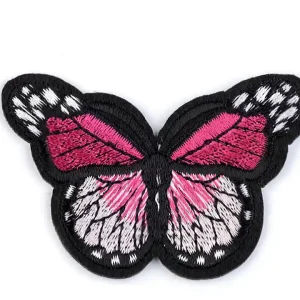 großer Schmetterling pink zum aufbügeln – Bügelbild Applikation 7x5cm Butterfly Jetzt Zugreifen