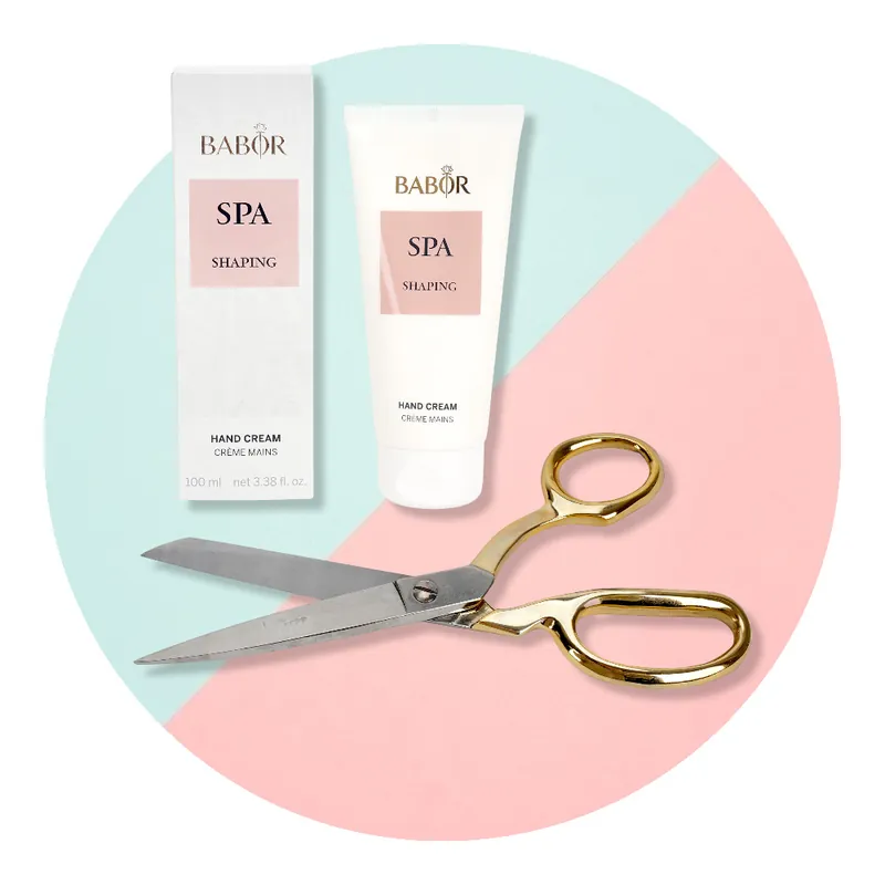 Schneiderschere 8″ Gold Edition und Barbor Handcreme Geschenkset – Stoffschere 20cm Neu Im Sortiment