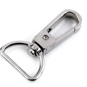 Metall Karabiner 20mm silber für Taschen & Gurtbänder 2cm mit drehbarem Gelenk Weltweiter Versand