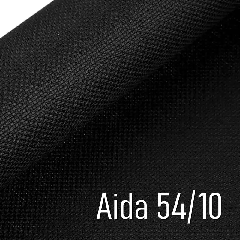 Sichere Zahlung Airo Aida Kreuzstich schwarz – 54 Stiche auf 10cm – Zählstoff Handarbeitsstoff für Stickereien