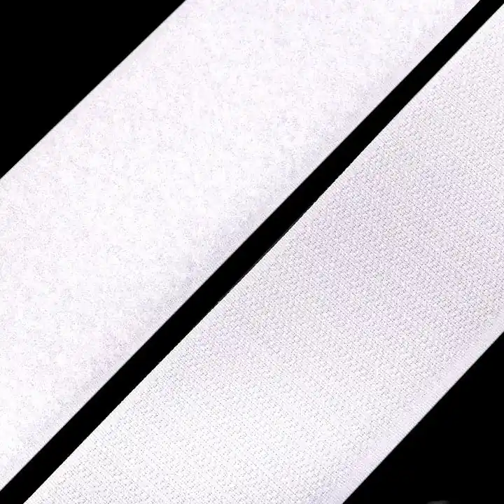 Abverkauf Klettband weiß 5cm breit – Klett und Flausch – Hook and Loop Tape white