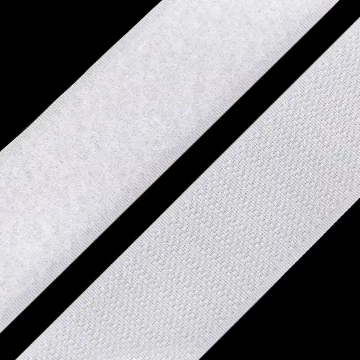 Neuheit Klettband weiß 3cm breit – Klett und Flausch – Hook and Loop Tape white