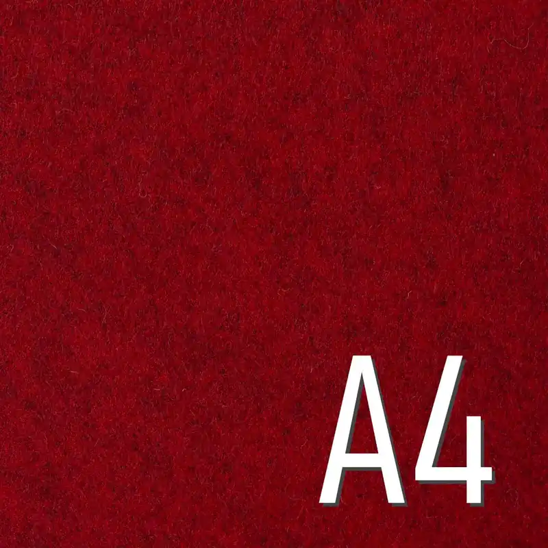 Jetzt Kaufen Filz BASTIAN 3mm dick – Taschenfilz rot meliert A4 Zuschnitt