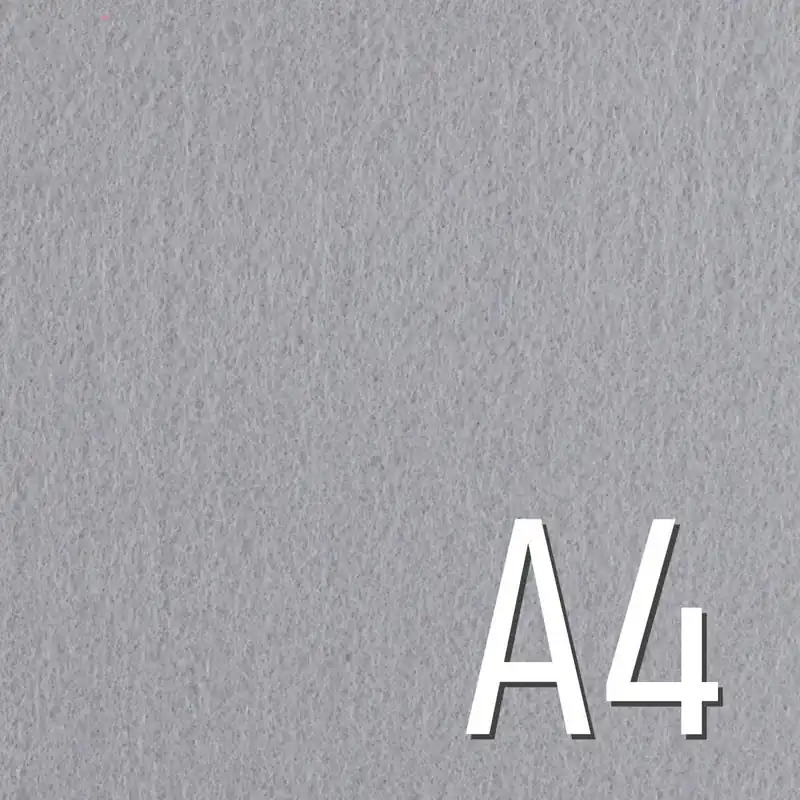 Kracherpreis Filz BASTIAN 3mm dick – Taschenfilz hellgrau A4 Zuschnitt