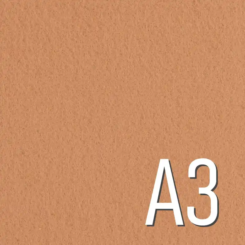 Filz BASTIAN 3mm dick – Taschenfilz sand beige A3 Zuschnitt Neuheit