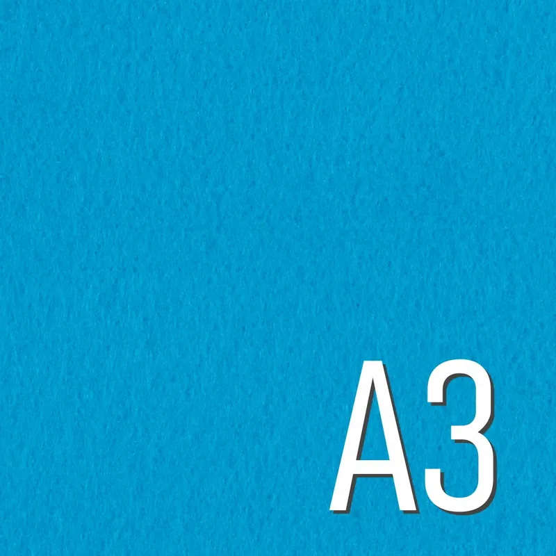 Sofort Bestellen Filz BASTIAN 3mm dick – Taschenfilz türkis A3 Zuschnitt