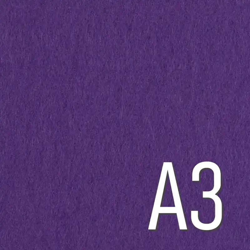Neue Ware Filz BASTIAN 3mm dick – Taschenfilz lila A3 Zuschnitt