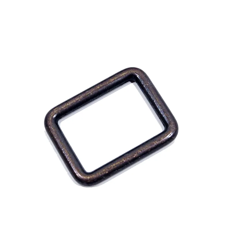 Highlight Metall Vierkantring altmessing 20mm – für Taschen Gurtbänder Leinen